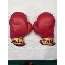 Everlast Youth Laceless Boxing Gloves Red Slip-On Small / Medium
