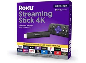 Roku Streaming Stick 4K/Hdr/ With Roku Voice Remote