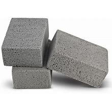 Maryton Grill Stone Cleaning Brick - Griddle Grills Cleaning Kit Block Pumice Stone For Removing Stains BBQ Grease, 3 Count
