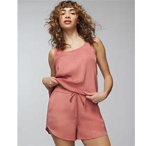 Women's Crinkle Satin Flirty Pajama Shorts In Pink Size 2XL | Soma, Pajama Sets Luxury Pajamas