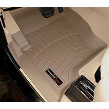 Floorliner Molded Mats By Weathertech, Front Pair, Tan, For Land Rover LR3 And Range Rover Sport, 2005 - 2008 (See Fitment Notes)