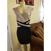 Venus Color Block Sheath Dress Orig $49 Sale $ 35 Size 14