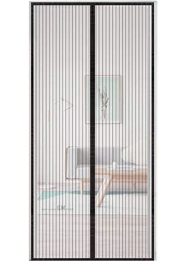 Magnetic Screen Door Mesh Screen Curtain Door With Self Sealing 36" X 82" | Color: Black | Size: Os