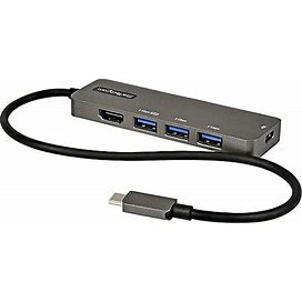 Startech.Com USB C Multiport Adapter - USB Type-C To HDMI 4K 60Hz/PD/4Xusb