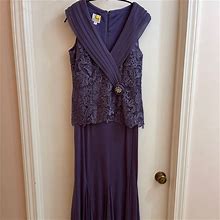 Patra Dresses | Patra Long Wedding, Evening Dress, Color Purple, Size 12 | Color: Purple | Size: 12