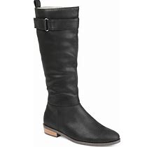 Journee Collection Lelanni Wide Calf Boot | Women's | Black | Size 7.5 | Boots | Riding
