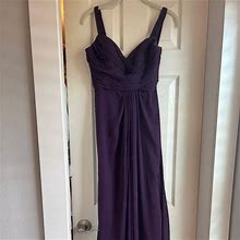Watters Dresses | Plum Floor Length Dress | Color: Purple | Size: 2