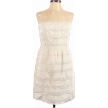J.Crew Casual Dress: Ivory Dresses - Women's Size 8