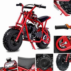 FRP DB003 50CC Mini Dirt Bike For Kids, Gas Powered Motorcycle, Off Road Trail Bike, Max Load 165Lbs, Up To 20MPH
