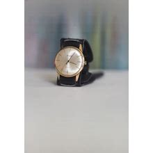 Accurist - .375, 9K Gold Swiss Made Mechanical Wind Up Mens Watcht Solid Case, Men's Watch Accurist-1960'S