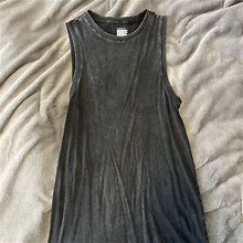 Women's Shirt Dress - Grey - XS