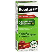 Robitussin Adult Cough+Chest Congestion Dm Liquid 4 Oz By Robitussin