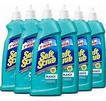Soft Scrub With Bleach Cleaner Gel, 28.6 Fluid Ounces