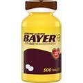 Bayer Genuine Aspirin Pain Reliever And Fever Reducer (500 Ct.) | Shelhealth