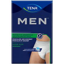 TENA MEN Protective Incontinence Underwear, Super Absorbency Size XL - Case Of 56 | Carewell