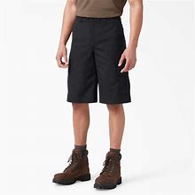 Dickies Men's Flex Relaxed Fit Cargo Shorts, 13" - Black Size 42 (WR557)