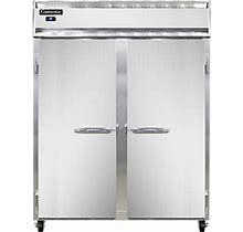 Continental 2RE-SS Stainless Steel Extra Wide Reach In Refrigerator 57" 50 Cu Ft