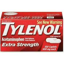 Tylenol Extra Strength Pain Reliever Caplets - 500Mg