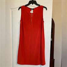 Msk Dresses | Nwt Petite Medium A Line Dress | Color: Orange | Size: Mp