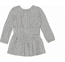Liho Dress: Gray Checkered/Gingham Skirts & Dresses - Kids Girl's Size 2