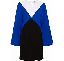 Tommy Hilfiger - Colour-Block Midi Dress - Women - Viscose - 38 - Blue