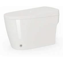 1-Piece 1.28 GPF Single Flush Tankless Elongated Smart Toilet In White, Auto Flush, Heated Seat