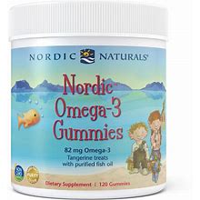 Nordic Omega-3 Gummies Tangerine Gummies 120 Count