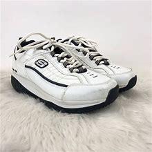 SKECHERS White Shape-Ups Sneakers - Women | Color: White | Size: 9