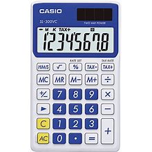 Casio SL300VCBE 8-Digit LCD Blue Handheld Calculator