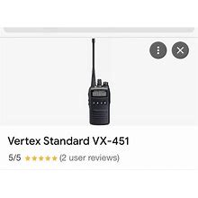 Radio 2 Way Vertex Standard VX-451 Two-Way Radio UHF 134 Mhz - 174Mhz Vx-451-DO5