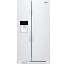 Whirlpool Wrs321sdh 33" Wide 21.4 Cu. Ft. Side By Side Refrigerator - White