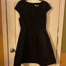 Halston Heritage Dresses | Halston Heritage Mid-Length Dress, Size 6. | Color: Black | Size: 6