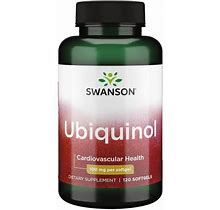 Swanson Dietary Supplements Ubiquinol 100 Mg Softgel 120Ct