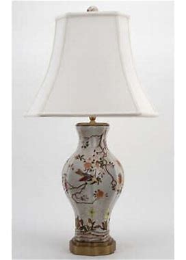Lovecup Porcelain Table Lamp With Birds And Flowers L395