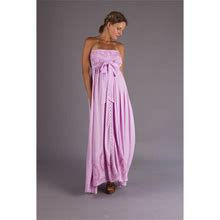 Fillyboo Dresses | Nwt- "Zippora" Cut-Work Maxi-Lilac | Color: Pink/Purple | Size: Xs