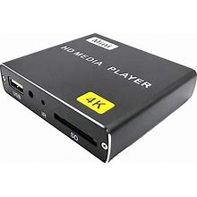 HDMI Media Player Mini Size 4K 1080P Full-HD Digital Media Player Support HDMI/AV Output - Axgear