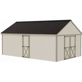 Best Barns Easton 12 ft. W X 20 ft. D Solid Wood Storage Shed In Brown/Gray | 114 H X 144 W X 240 D In | Wayfair Cf26d2377140407faafaa5229028aa88