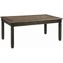 Ashley Furniture Tyler Creek Storage Dining Table In Black And Gray - D736-25