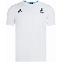 Canterbury Official Rugby World Cup 19 Men's Cotton Jersey Tee, XX-Large, Bright White