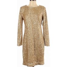 Coldwater Creek Dresses | Gold Sequin Dress - Sequin Party Dress | Color: Gold | Size: 4