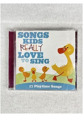 CDS Songs Kids Really Love To Sing 17 Playtime Songs NEW In Cracked Case See Picture - New Electronics | Color: Gold