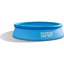 INTEX 28120EH Easy Set Inflatable Swimming Pool: 10ft X 30in - Puncture-Resistant Material - Quick Inflation - 1018 Gallon Capacity - 23in Water
