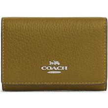 Coach Women's Leather Micro Wallet (Citron)