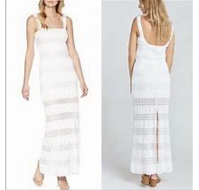 Show Me Your Mumu White Lace Harlowe Maxi Dress Size S