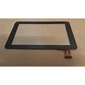 Black Tactile Touch Digitizer Glass Tablet Ematic Egd172bl 7 Inch