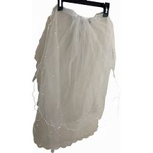 Unbranded Women's Bridal Sheer Mesh Wedding Veil Clip - OS