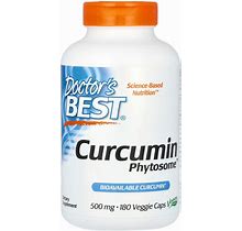 Doctor's Best Curcumin Phytosome With Meriva, 500 Mg, 180 Veggie Caps