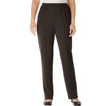 Plus Size Women's Elastic-Waist Soft Knit Pant By Woman Within In Chocolate (Size 40 WP)