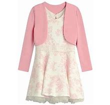 Knit Works Toddler Girls Sleeveless 2-Pc. Dress Set | Pink | Regular 4T | Dresses Dress Sets