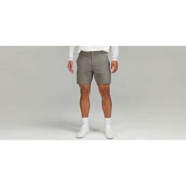 Grey Sage Casual Shorts - Men's Commission Classic-Fit Short Warpstreme - Size 32X7" | Lululemon